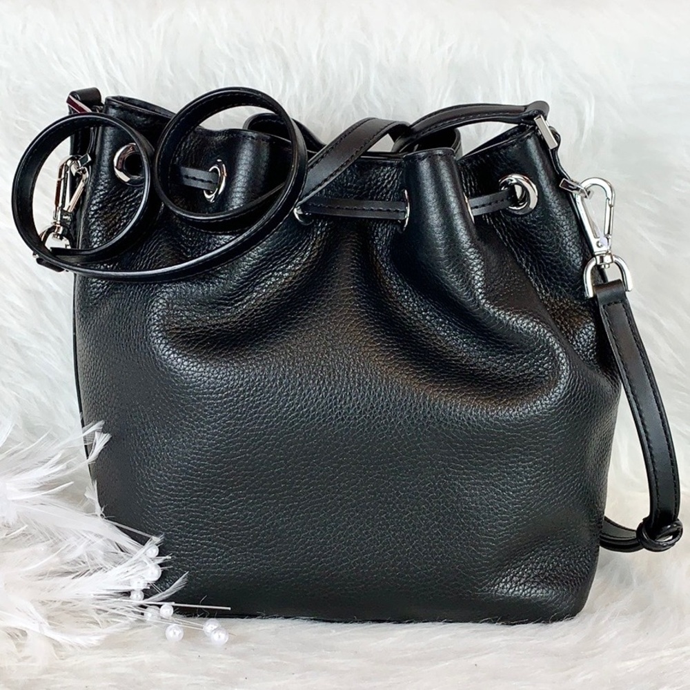 🖤 New MICHAEL KORS 🖤 FULTON SPORT MEDIUM BUCKET - Picture 7 of 9